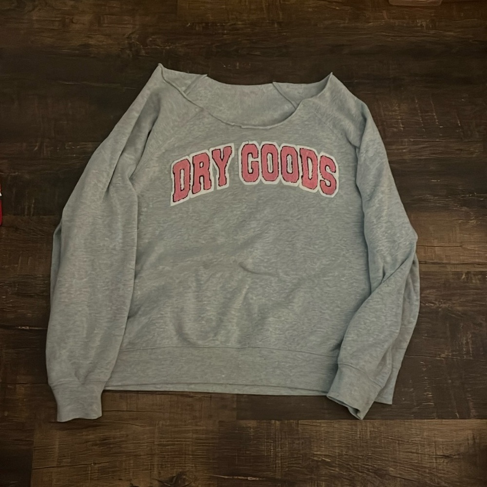 Dry Goods Graphic Sweatshirt | Size: M | Color: Grey